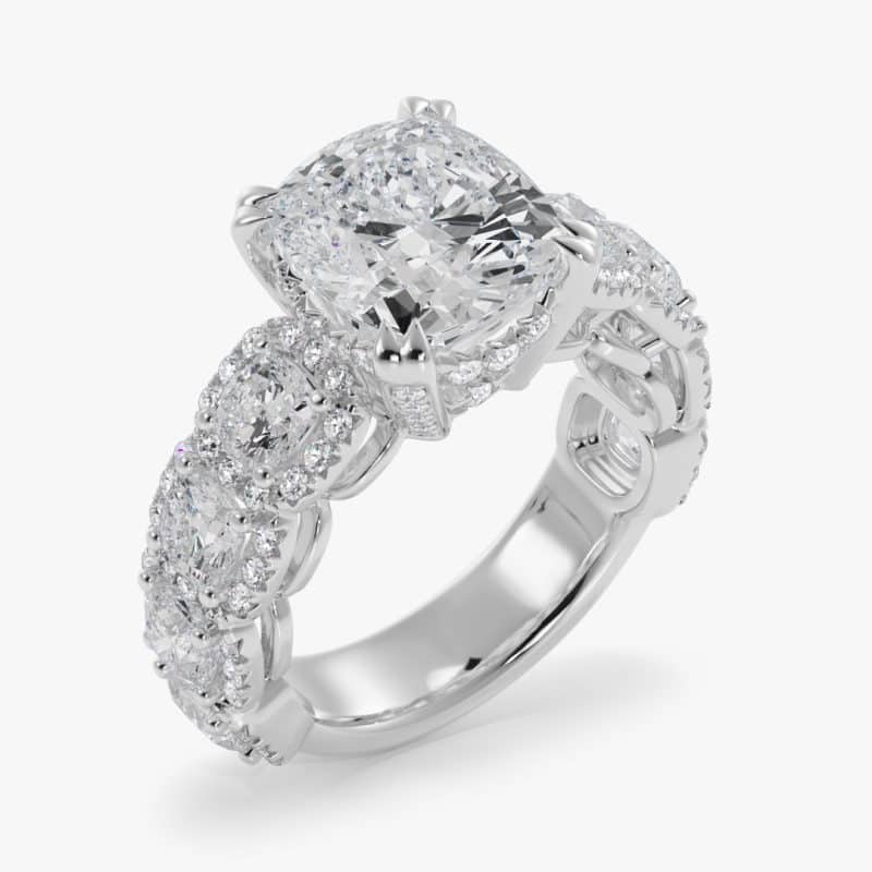 Custom Jewelry Design Atlanta – bespoke engagement ring handcrafted at Regal Studio in Buckhead