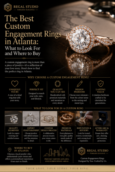 The Best Custom Engagement Rings in Atlanta: What to Look For and Where to Buy