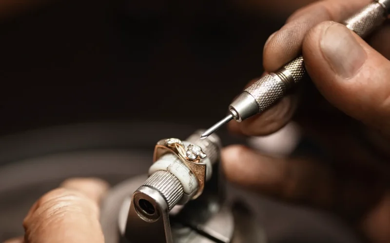 Why Choose Custom Jewelry in Atlanta: 5 Key Advantages "Custom jewelry design at Regal Studio in Atlanta."