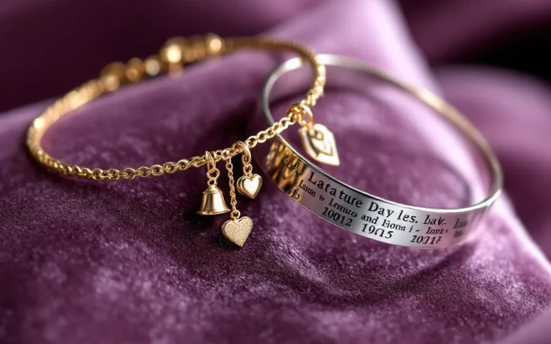 Ideas for Custom-Designed Jewelry_ 3. Custom Bracelets "Variety of rings, necklaces, and bracelets for personalized designs."